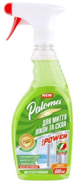 Чистящее средство для стекла Paloma 600 мл (PE50410) - Фото 1