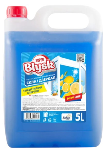 Чистящее средство для стекла Super Blysk Лимон 5 л (SB51172) - Фото 1