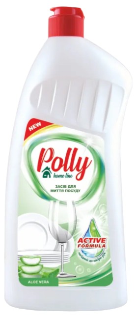 Средство для ручного мытья посуды POLLY Aloe vera 1000 мл (PO50588) - Фото 1