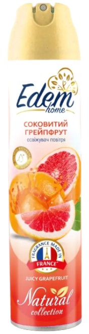 Освежитель воздуха аэрозольный Edem Home Juicy grapefruit 300 мл (EH550021) - Фото 1