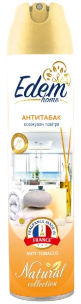 Освежитель воздуха аэрозольный Edem Home ANTI-TOBACCO 300 мл (EH550120) - Фото 1