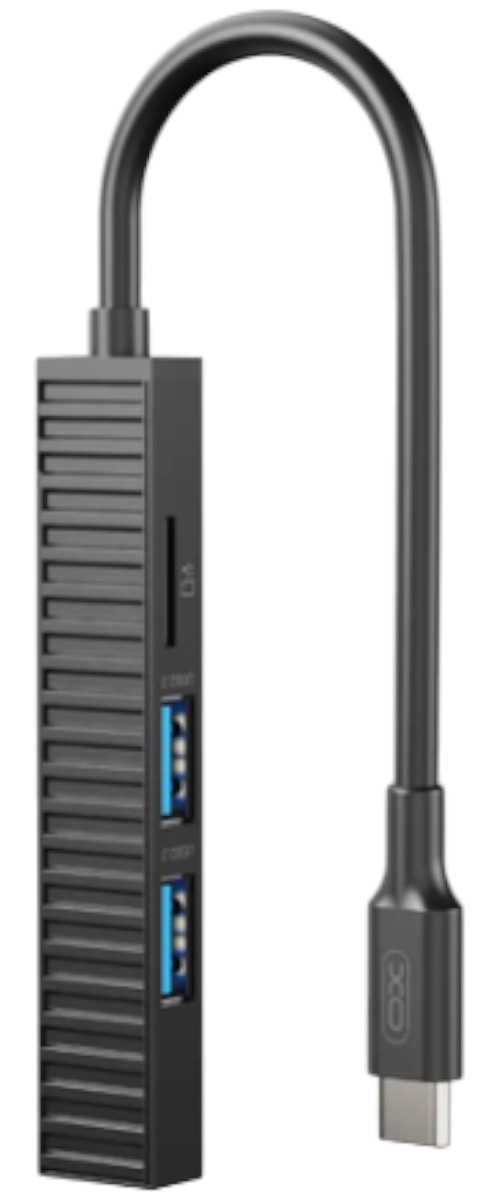 Хаб USB XO HUB014B.black - Фото 1