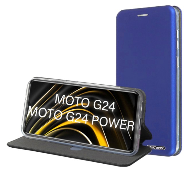 Чехол для смартфона BeCover Exclusive for Motorola Moto G24/G24 Power Blue (711485) - Фото 1