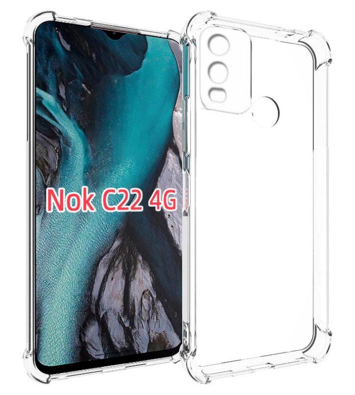 Чохол для смартфону BeCover Anti-Shock for Nokia C22 Clear (709829) - Фото 1