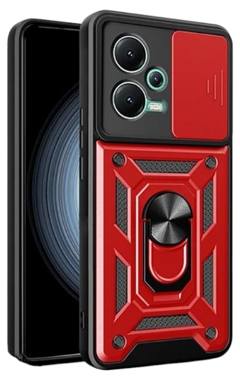 Чехол для смартфона BeCover Military for Xiaomi Redmi Note 12 5G/ Xiaomi Poco X5 5G Red (709127) - Фото 1