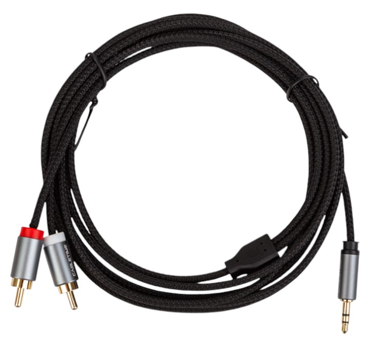 Кабель 3.5 мм - RCA Cabletime 3.5мм - 2x RCA 3m (CA914067) - Фото 1