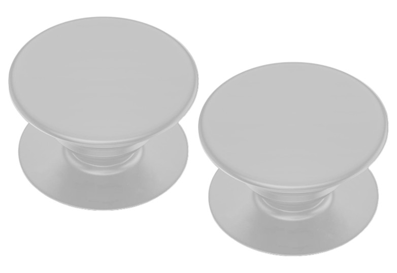 Попсокет Armorstandart Pop socket 2 шт. White (ARM77580) - Фото 1