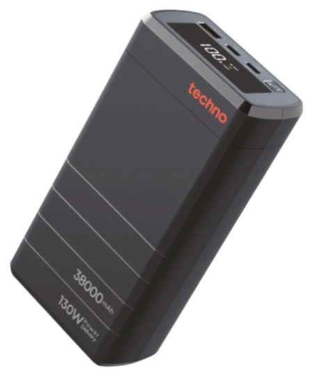 Батарея мобильная techno 38000mAh PDC130 - Фото 1