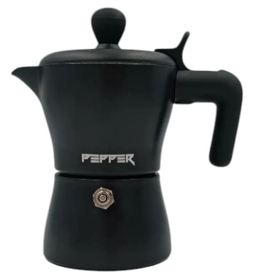 Кофеварка гейзерная Pepper Черная Жемчужина 2 (PR-2242) - Фото 1
