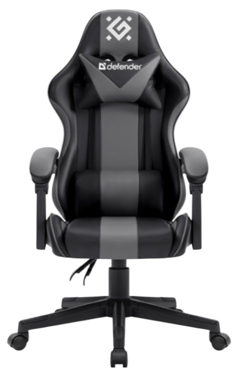 Кресло для геймеров Defender Cosmic Black/Gray (64479) - Фото 1