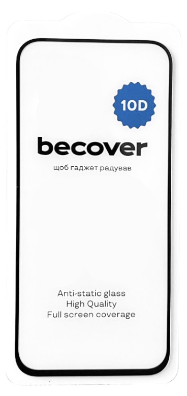 Защитное стекло для смартфона BeCover for Google Pixel 9 Pro 10D Black (712326) - Фото 1