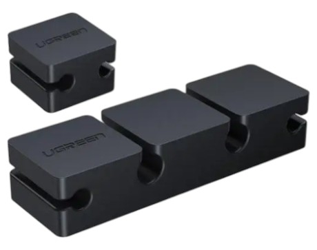 Органайзер для зберігання кабелів UGREEN LP208 Cable Holder Clips Black (70585) - Фото 1