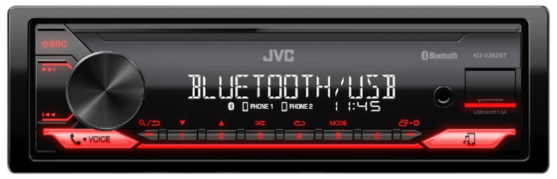 Авторесивер 1DIN JVC KD-X282BT - Фото 1