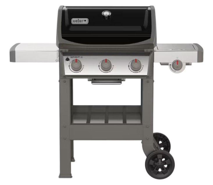 Гриль газовый Weber Spirit II E-320 GBS черная крышка (45012175) - Фото 1