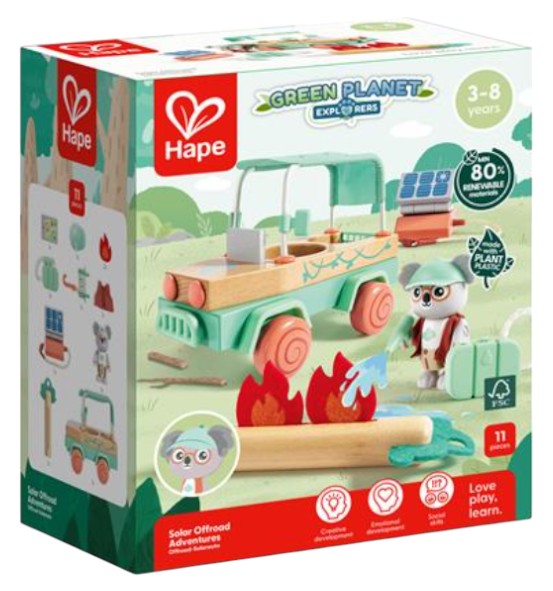 Игровой набор микс Hape Приключения на внедорожнике (E3422) - Фото 1