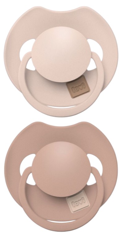 Симметричная пустышка Lovi Prime 6-18 мес 2 шт. Nude/Blush (34/406) - Фото 1