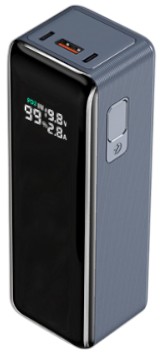 Батарея мобильная ATRIA Powerbank USB-C 30000mAh 160W Blue (WPD-160SB) - Фото 1