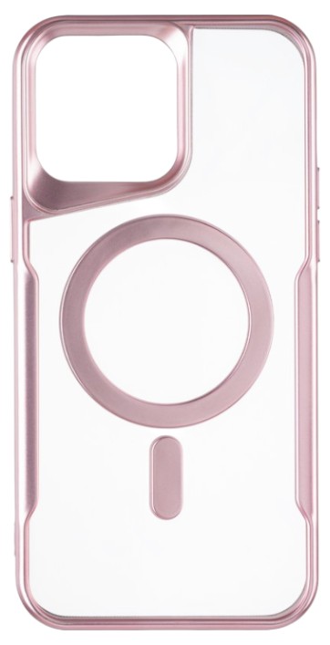Чохол для смартфону Gelius Casual Frame Case MagSafe for iPhone 12 Rose Gold (98577) - Фото 1