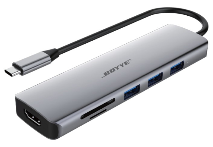 Хаб USB FrimeCom Boyye 6-в-1 (UC-602) - Фото 1