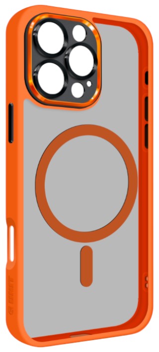 Чехол для смартфона Armorstandart Unit MagSafe SE for Apple iPhone 16 Pro Max Orange Black (ARM81151) - Фото 1