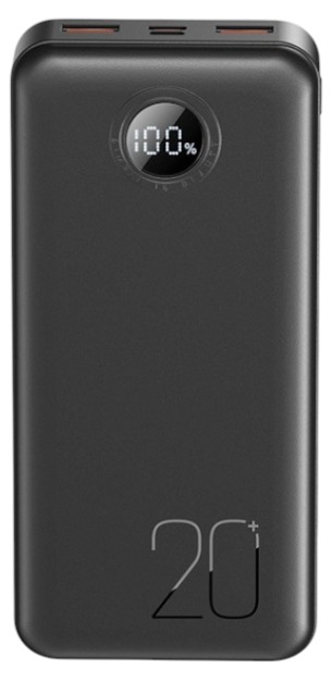 Батарея мобильная XO PR239 - 20000 mAh PD20W + QC22.5W Black (PR239_Black) - Фото 1