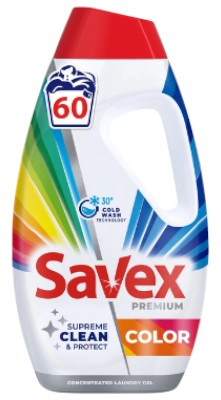Гель для стирки SAVEX 2.7 л Premium COLOR (3800024048098) - Фото 1