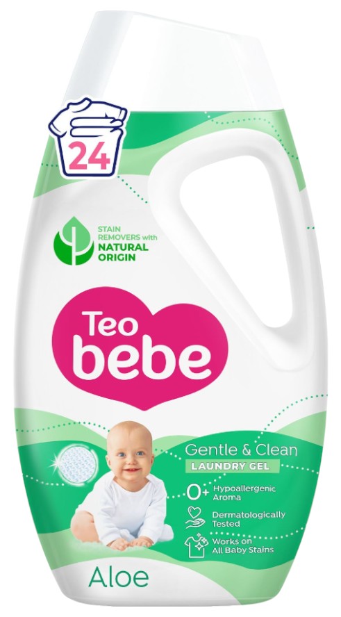 Гель для стирки Teo Bebe 1,8 л Gentle & Clean Alo (3800024048760) - Фото 1