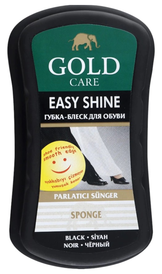 Губка для обуви Goldcare черная (8697704013409) - Фото 1