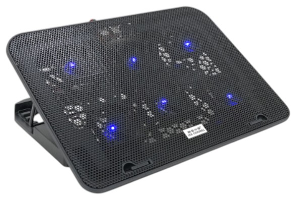 Підставка під ноутбук охолоджуюча IceCoorel A9 10-15.6" Black - Фото 1
