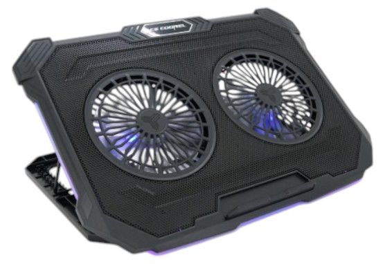 Підставка під ноутбук охолоджуюча IceCoorel F8 10-17" - Фото 1