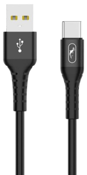 Кабель синхронизации данных SkyDolphin S05T TPE Frost Line USB - USB Type-C (M/M) 1m Black (SDUSB-000551) - Фото 1