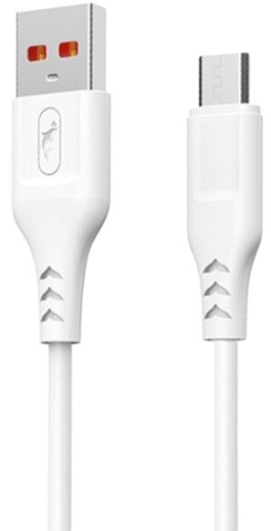 Кабель синхронизации данных SkyDolphin S61V USB - мicro USB (M/M) 1m White (SDUSB-000449) - Фото 1