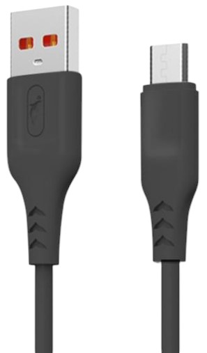 Кабель синхронізації даних SkyDolphin S61VB USB - мicro USB (M/M) 2m Black (SDUSB-000450) - Фото 1