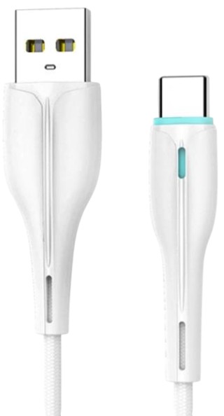 Кабель синхронізації даних SkyDolphin S48T USB - USB Type-C (M/M) 1m White (SDUSB-000425) - Фото 1