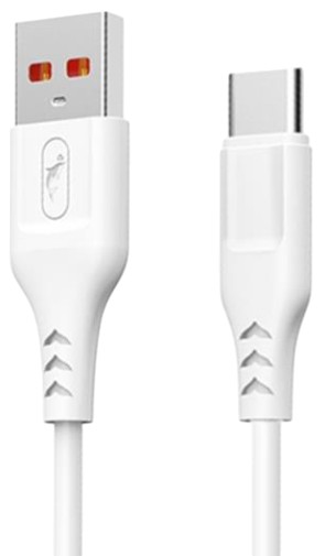 Кабель синхронізації даних SkyDolphin S61TB USB - USB Type-C (M/M) 2m White (SDUSB-000447) - Фото 1
