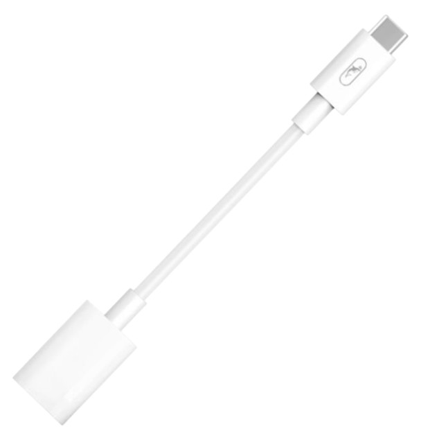 Кабель синхронизации данных SkyDolphin OT02 OTG USB Type-C - USB (M/F) White (SDADPT-00018) - Фото 1