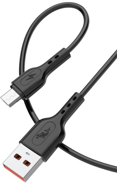 Кабель синхронизации данных SkyDolphin S66V USB - micro USB (M/M) 1m Black (SDUSB-000652) - Фото 1