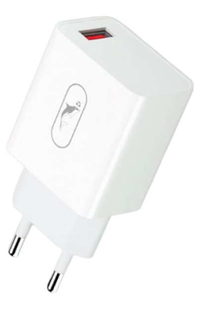 Сетевое зарядное устройство SkyDolphin SC31 QC3.0 1USB, 3.5A White (SDMZP-000154) - Фото 1