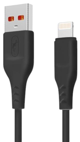 Кабель синхронизации данных SkyDolphin S61L USB - Lightning (M/M) 1m Black (SDUSB-000573) - Фото 1