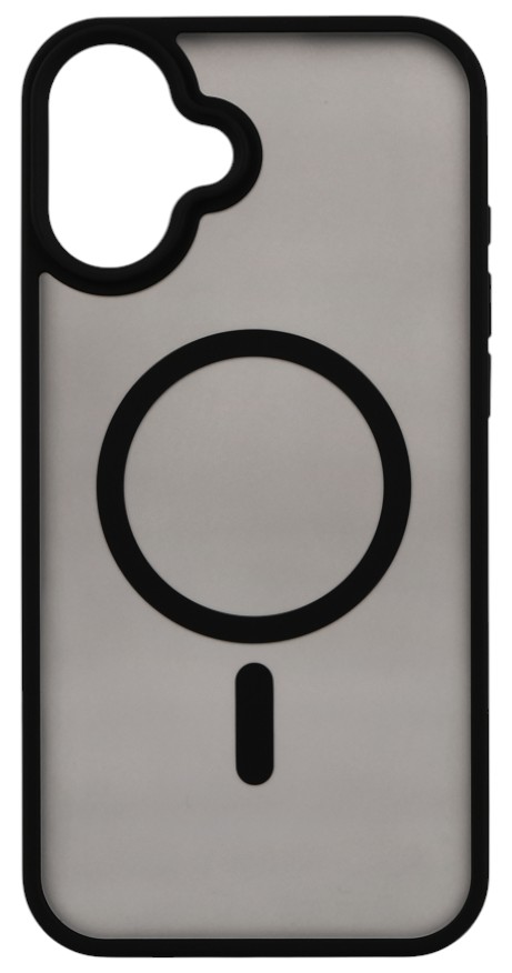 Уценка - Чехол для смартфона 2E Basic for iPhone 16, Soft Touch MagSafe Cover, Black (2E-IPH-16-OCLS-BK) - Фото 1