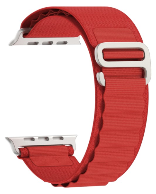 Ремешок для смарт-часов Armorstandart Alpina Band for Apple Watch 49/46/45/44/42 (Series 1-3) Red (ARM81047) - Фото 1