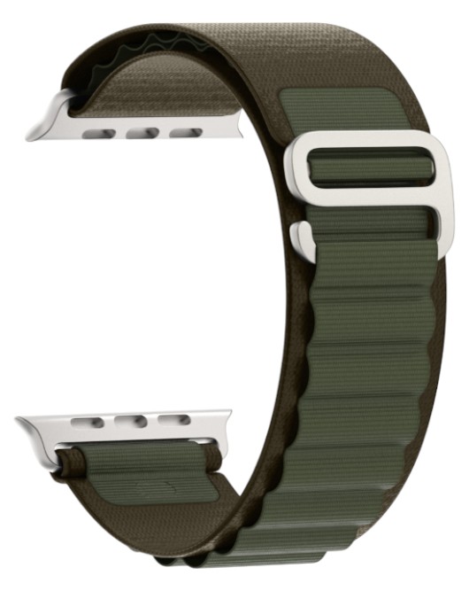 Ремешок для смарт-часов Armorstandart Alpina Band for Apple Watch 49/46/45/44/42 (Series 1-3) Olive (ARM81045) - Фото 1