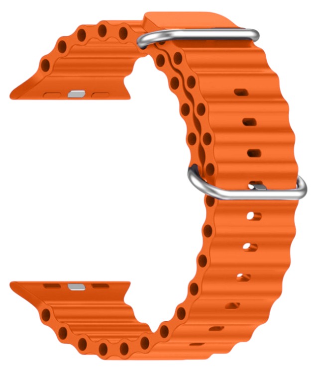 Ремешок для смарт-часов Armorstandart Ocean Band for Apple Watch 42 (Series 10)/41/40/38 Orange (ARM81038) - Фото 1