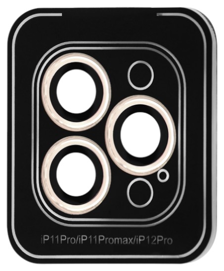 Защитное стекло для смартфона Proove для камеры Achilles iPhone 11 Pro/11 Pro Max/12 Pro Gold (CPPAIP12P013) - Фото 1