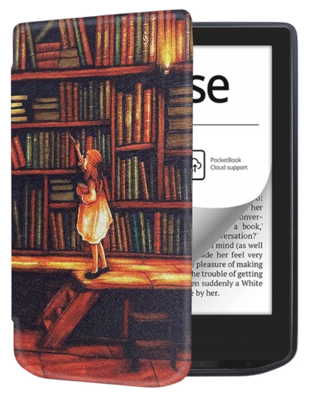 Чехол для электронной книги BeCover Smart Case for PocketBook 629 Verse / 634 Verse Pro 6'' Library Girl (710975) - Фото 1