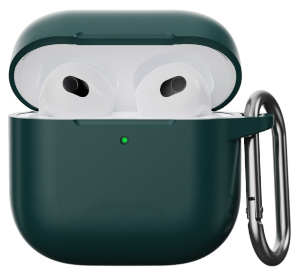 Чехол для наушников Armorstandart Hang Case for Apple AirPods 4 Dark Green (ARM81280) - Фото 1