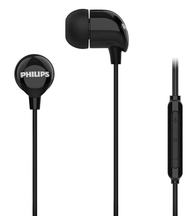 Наушники вкладыши проводные Philips TAE2146BK/00 - Фото 1
