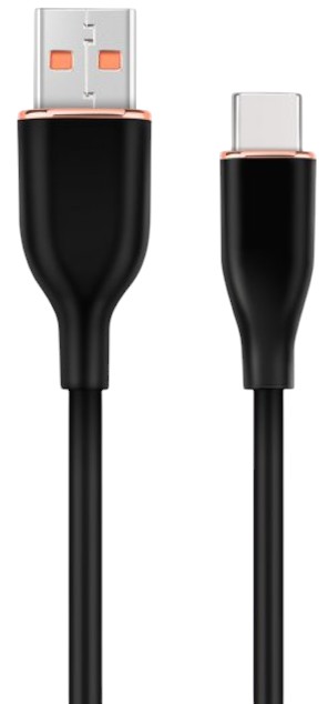 Кабель синхронизации данных Cablexpert USB 2.0 A-тато/C-тато 1.5 м (CC-USB2S-AMCM-1.5M-BK) - Фото 1