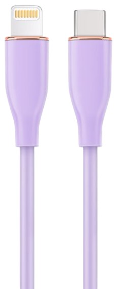 Кабель синхронизации данных Cablexpert USB 2.0 С-тато/Lightning 1.5 м (CC-USB2S-CM8PM-1.5M-P) - Фото 1