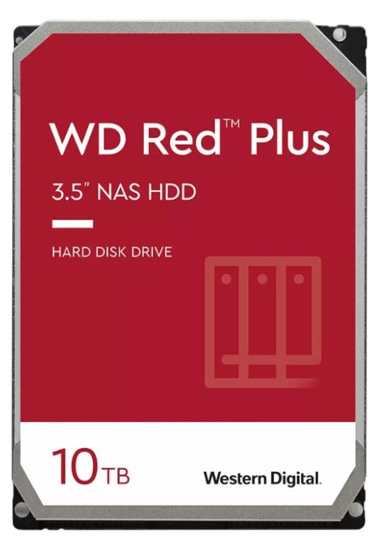 Жорсткий диск внутрішній Western Digital NAS Red Plus 10TB 7200rpm SATA (WD101EFBX) - Фото 1